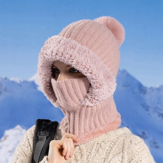 Sakerplus® Full Face Knit Hood Hat
