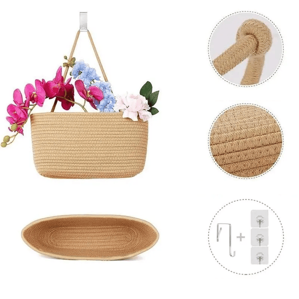 Sakerplus® Decorative 3-Tier Hanging Organizer Bag