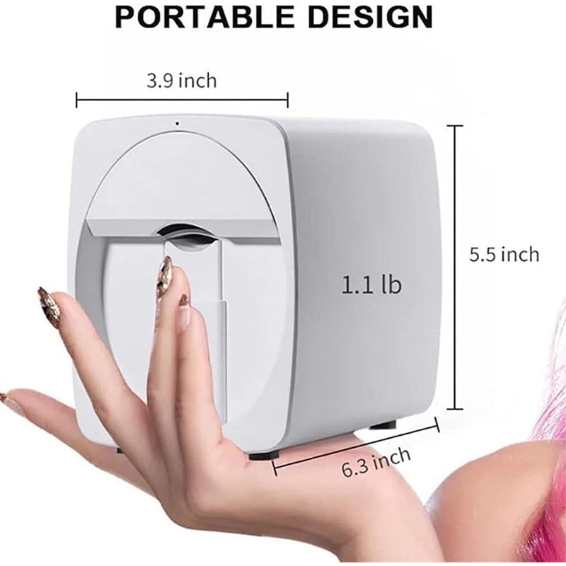 Sakerplus Portable Digital Nail Art Printer Machine