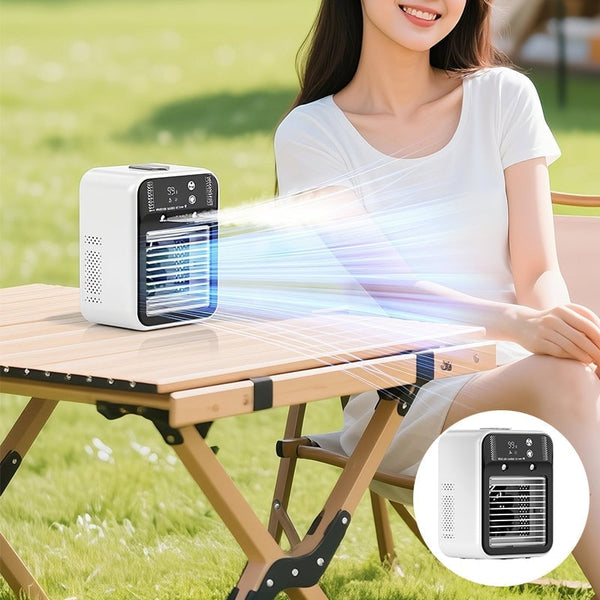 Sakerplus® Portable 3-In-1 Cooling Fan with 2-Speed Mist