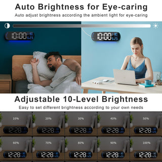 Sakerplus® Multi Functional LED Display Clock