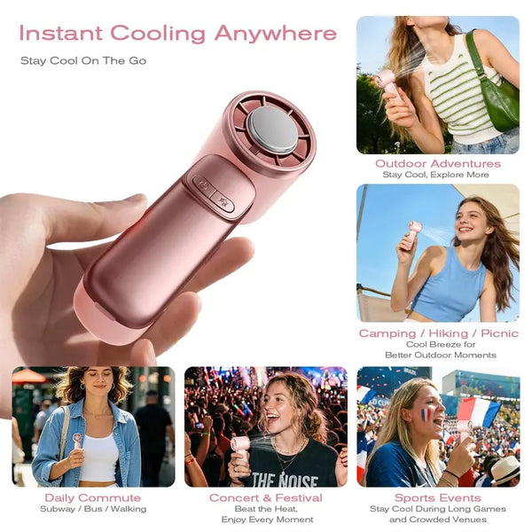 Sakerplus® Portable Pocket Ice Cooling Fan