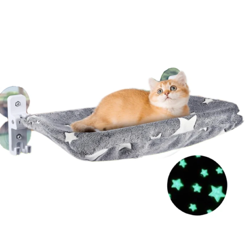 Sakerplus® Dark Foldable Pet Hammock for Window