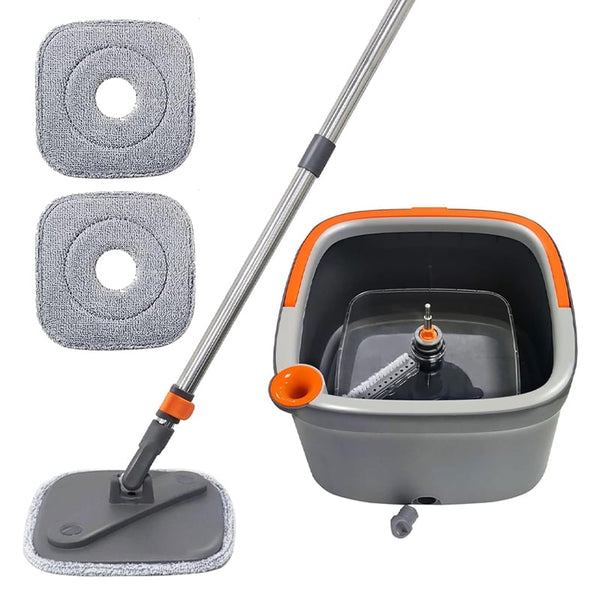 Sakerplus® Mop and Bucket with Wringer Set