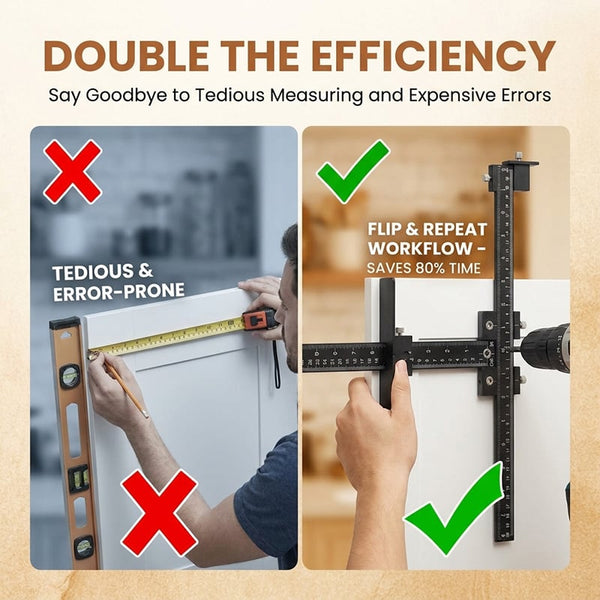 Sakerplus® Precision Cabinet Handle Installation Jig