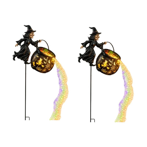 Sakerplus® Halloween Witch Cauldron Garden Light