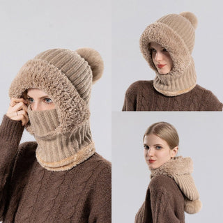 Sakerplus® Full Face Knit Hood Hat