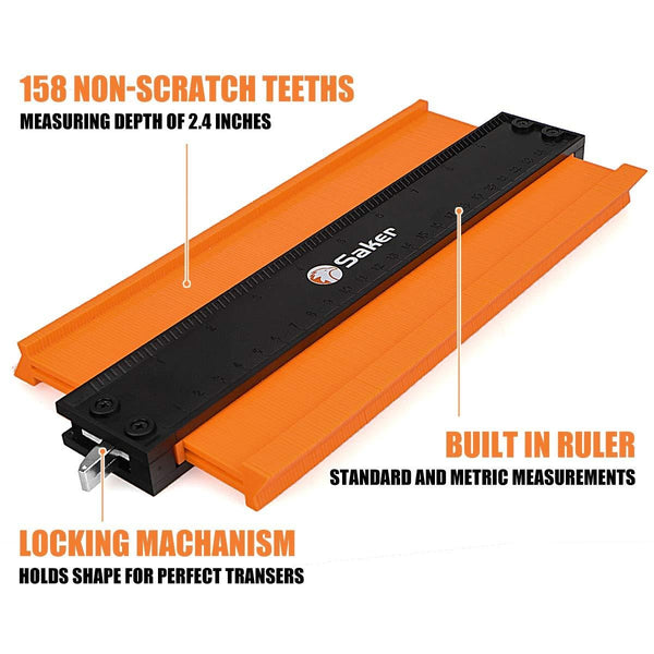 Sakerplus® Contour Gauge Profile Tool With Lock