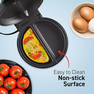 Sakerplus® Dual-Zone Electric Omelette Maker