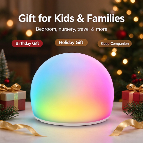 Sakerplus® Squishy Egg Multicolor Tap Night Light