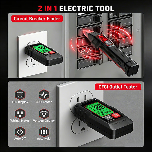 Sakerplus® Circuit Breaker Finder Tester Kit