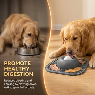 Sakerplus® Interactive Slow Feeder Lick Bowl