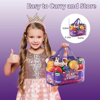 Sakerplus® Pretend Play Kitchen Food Set