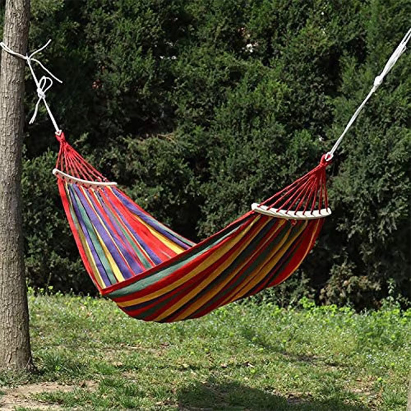 Sakerplus Brazilian Double Hammock with Ropes