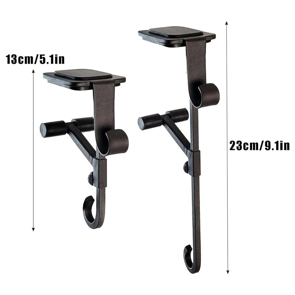 Sakerplus Adjustable Fireplace Garland And Stocking Hanger