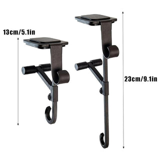 Sakerplus Adjustable Fireplace Garland And Stocking Hanger