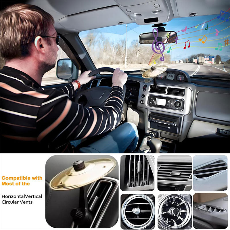 Sakerplus Car Vent Mini Drum Cymbal Accessory