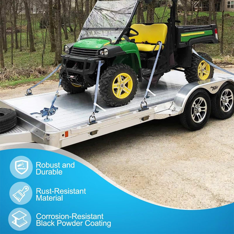 Sakerplus Heavy-Duty Stake Pocket D Rings