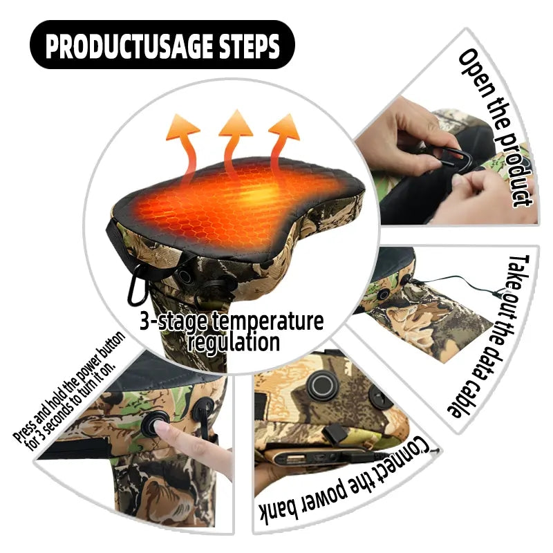 Sakerplus® Portable Waterproof Hunting Seat Cushion