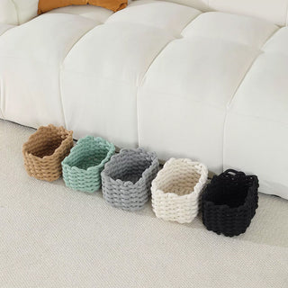 Sakerplus® Macrame Woven Storage Basket Set
