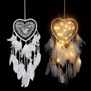 Heart Shape Dream Catcher Light
