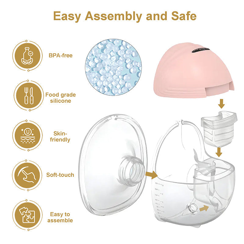 Sakerplus Hands Free Wearable Breast Pump Set