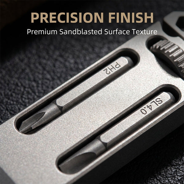 Sakerplus® Titanium Alloy Multifunction Pocket Pry Bar