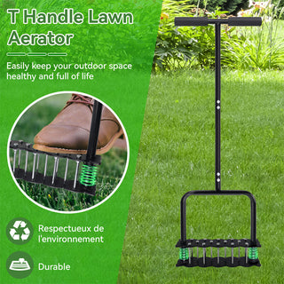 Sakerplus® Heavy Duty Lawn Aerator With Spikes