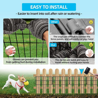 Sakerplus® Garden Animal Barrier Fence Panels