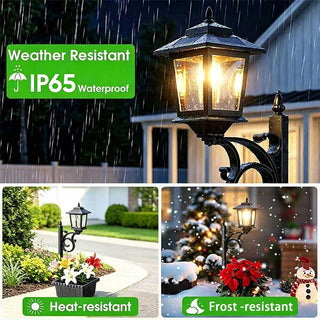 Sakerplus® Solar Lamp Post With Planter Box