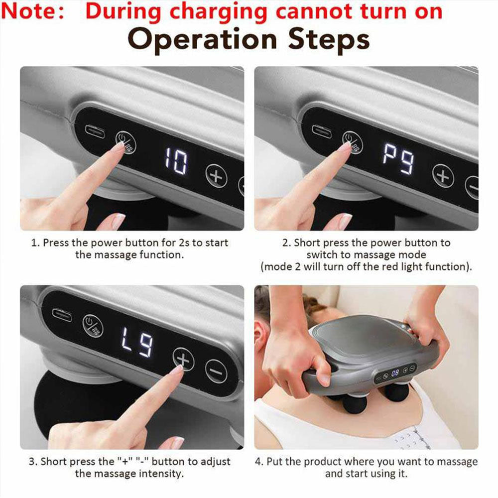 Sakerplus®  Deep Tissue Electric Massage Gun