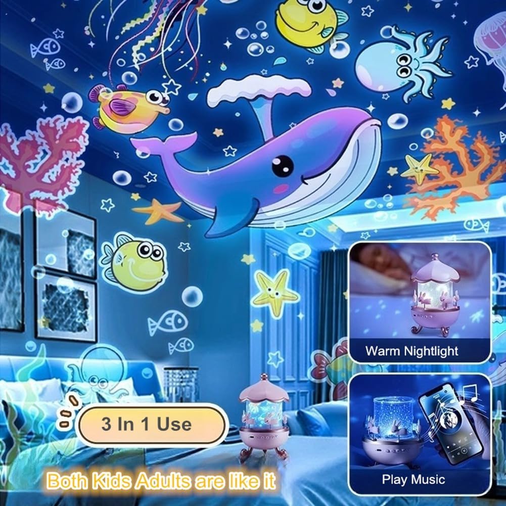 Sakerplus® Unicorn Star Night Light Projector