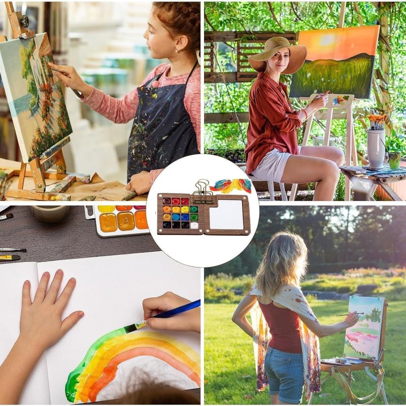 Sakerplus® Mini Pocket Watercolor Paint Set