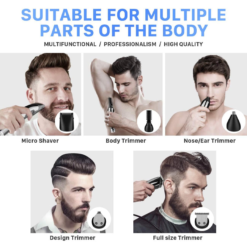 Sakerplus Men’s Waterproof Grooming Kit Clippers
