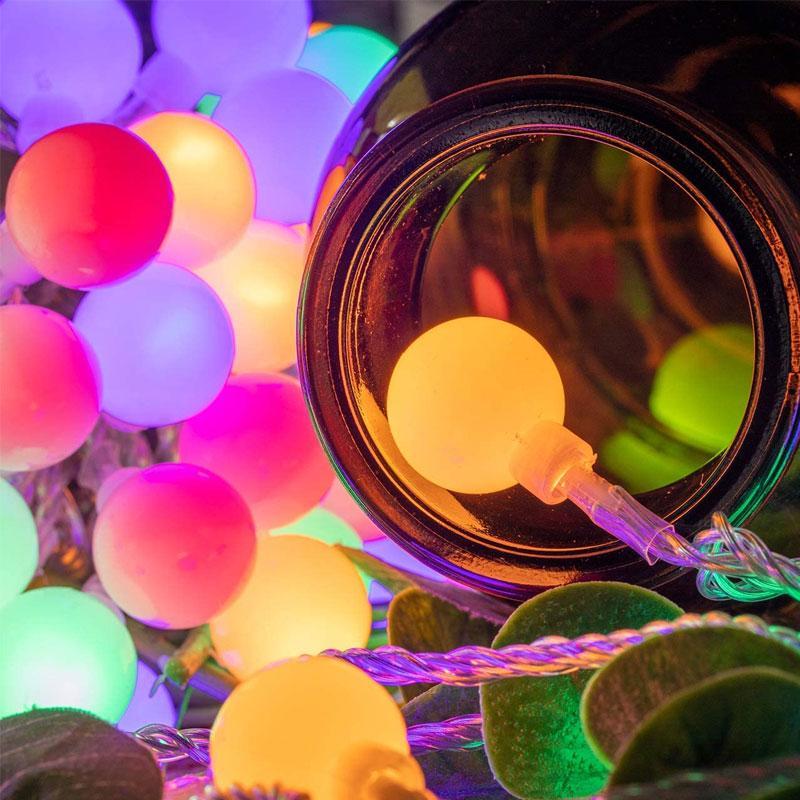 33ft 100 LED Globe Ball String Lights