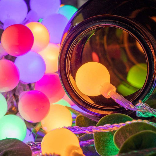 33ft 100 LED Globe Ball String Lights