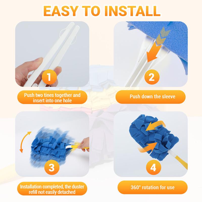 Sakerplus® Fleece Refills Pack Hand Duster