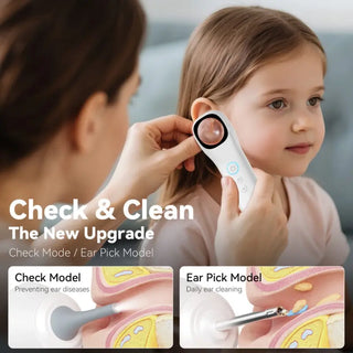 Sakerplus® 1080P HD Digital Otoscope With Screen