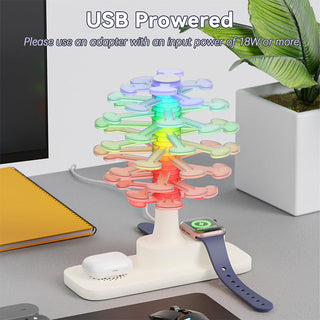 Sakerplus® Spiral Tree Lamp With Wireless Charging