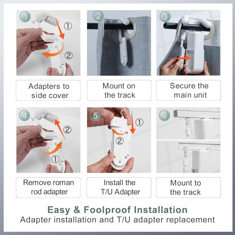 Sakerplus® Smart Automatic Electric Curtain Opener