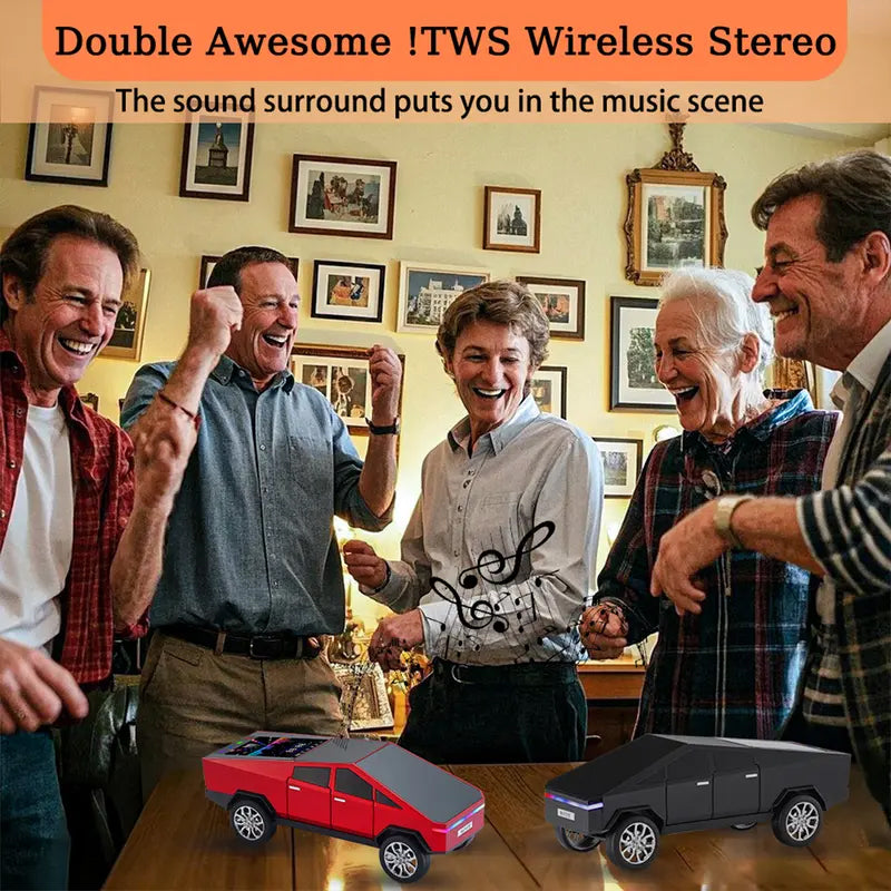 Sakerplus Portable Truck Replica Bluetooth Speaker