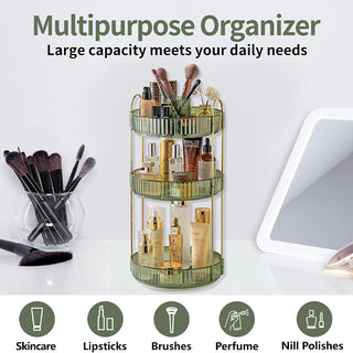 Sakerplus® 360 Rotating 3 Tier Organizer