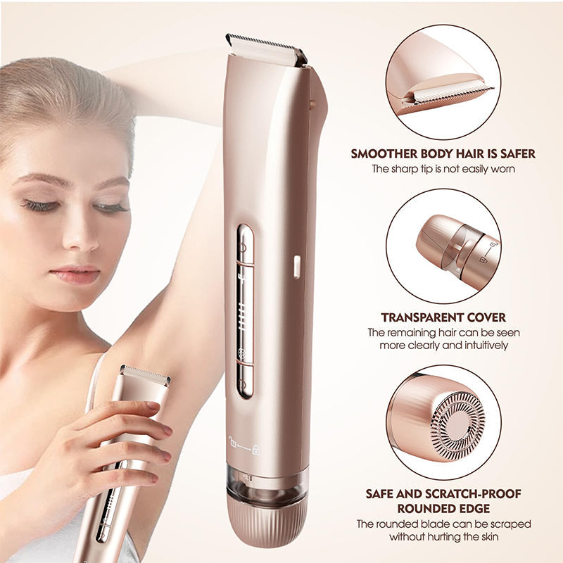 Sakerplus 2-in-1 Waterproof Bikini Trimmer