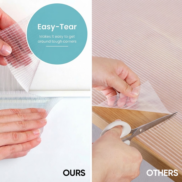 Sakerplus® Tearable Shelf Liner And Drawer Liner