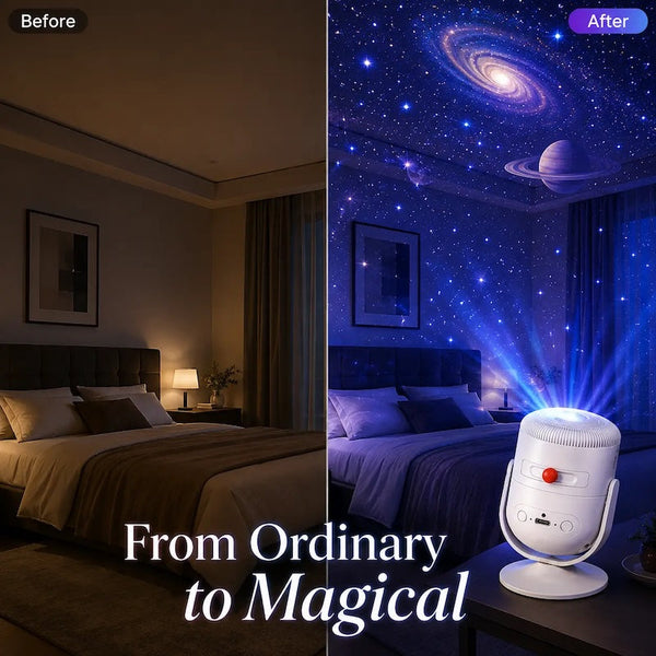 Sakerplus® Rotating Galaxy Projector With Adjustable Focus