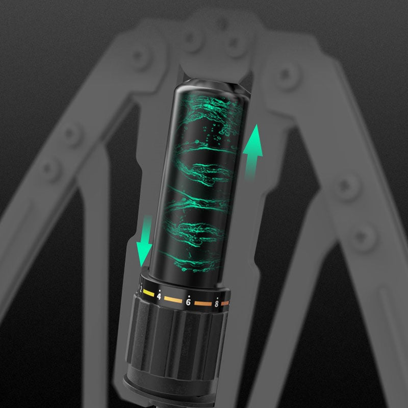 Sakerplus Adjustable Hydraulic Arm Strength Trainer (with LED counter)