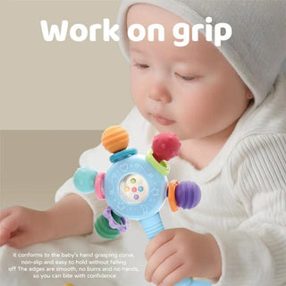 Sakerplus® Baby Grip Rattle Stick Sensory Toy