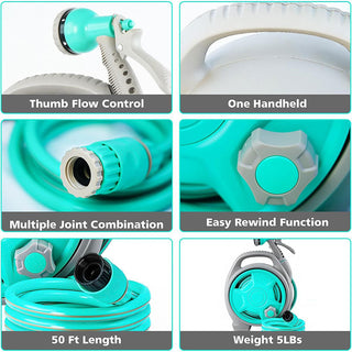 Sakerplus Retractable garden hose reel