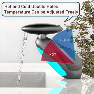 Sakerplus Bathroom Vanity Faucet with LED Ambient Light