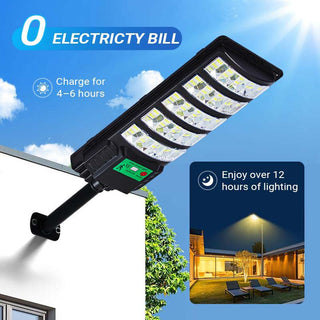 Sakerplus® Upgraded Solar Street Light for Outdoors